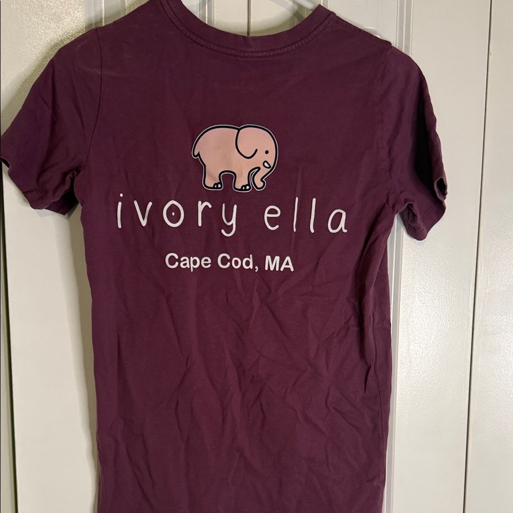 Ivory Ella Women’s Tee in Rich Purple